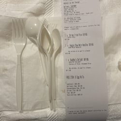 China A GoGo - Utensils but asked for chopsticks too. It's even on the receipt but not received.