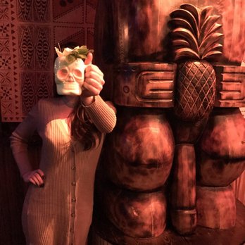 Pagan Idol - Souvenir cup, came with a leather holder too. But next time it's containing my morning coffee :) - Tiki Bars Near Me - San Francisco, California Pagan Idol - Souvenir cup, came with a leather holder too. But next time it's containing my morning coffee :) - Tiki Bars Near Me - San Francisco, California