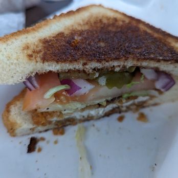 The Friendly Spot - Chicken sammy - Beer Gardens Near Me - San Antonio, Texas