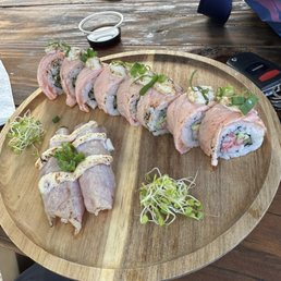 Cali Special and Seared Garlic Ahi Nigiri. So good!