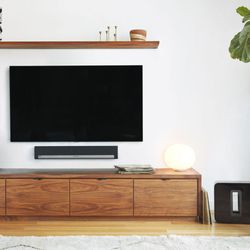 John E B Good Home Repair - Another example of a cool home theater setup with Sonos.
