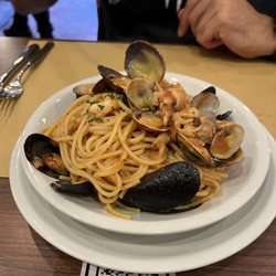 Portobello - Seafood spaghetti
