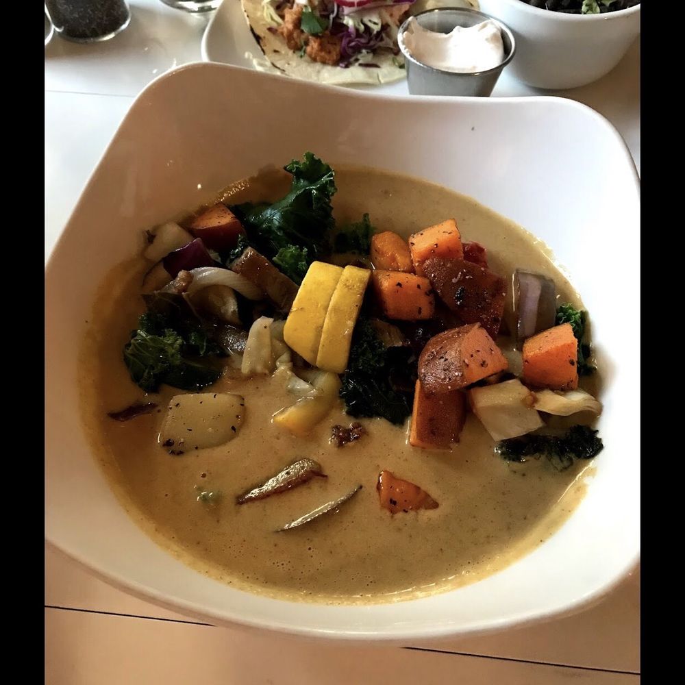 The Fiction Kitchen - Vegan Curry Bowl - Vegan Near Me - Raleigh, North Carolina The Fiction Kitchen - Vegan Curry Bowl - Vegan Near Me - Raleigh, North Carolina