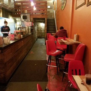Lil Woody's - Seating is limited, but not too bad. - Burgers Near Me - Seattle, Washington