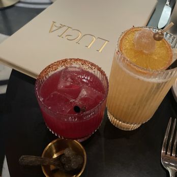 Lucia - Lychee Marg (left) and something else lol - Caribbean Near Me - Los Angeles, California