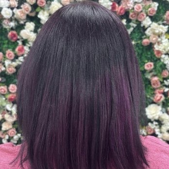 Ambreen's Salon - Vibrant color and cut (after) - Hair Salons Near Me - Allen, Texas