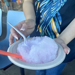 Lichee shaved ice cream Lichee shaved ice cream