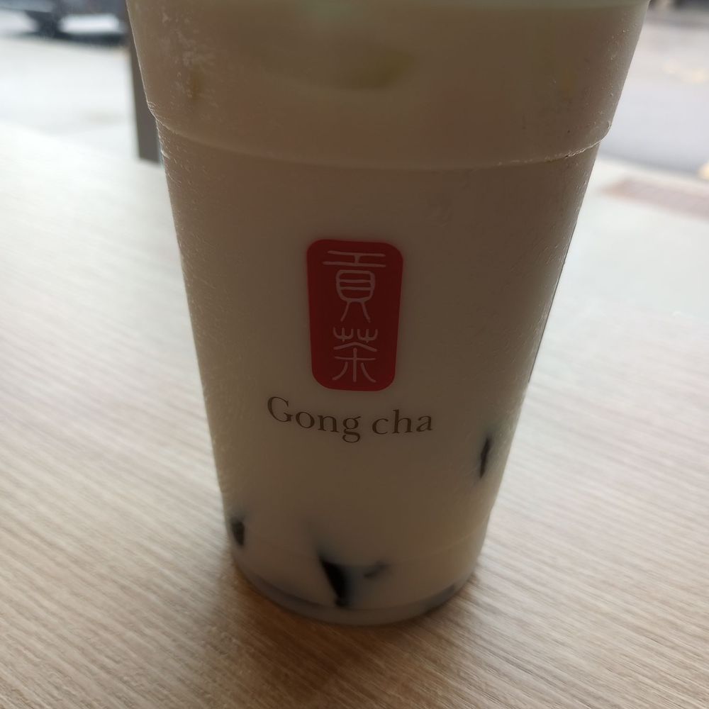 Gong Cha - Medium Wintermelon Milk Tea with Grass Jelly. This is the drink of the day ($4.99) on Wednesdays. - Bubble Tea Near Me - Ottawa, Ontario