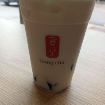 Gong Cha - Medium Wintermelon Milk Tea with Grass Jelly. This is the drink of the day ($4.99) on Wednesdays. - Bubble Tea Near Me - Ottawa, Ontario