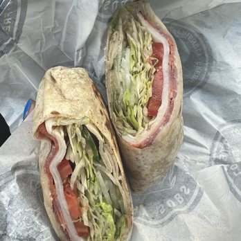 Gateway Subs - Funny you should ask on gluten free wrap (no mayo) i added balsamic vinegarette - Sandwiches Near Me - Ellenton, Florida Gateway Subs - Funny you should ask on gluten free wrap (no mayo) i added balsamic vinegarette - Sandwiches Near Me - Ellenton, Florida