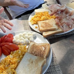Caffé Roma - Absolutely massive breakfast, includes a coffee for about €10 so maybe share one?