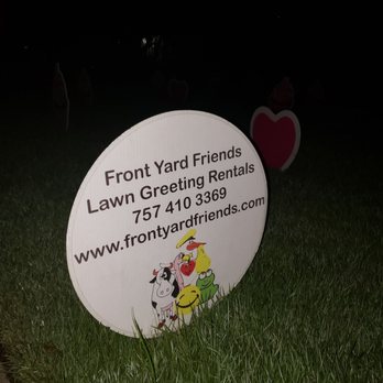 Front Yard Friends Lawn Greetings & Storks - Party & Event Planning Near Me - Chesapeake, Virginia Front Yard Friends Lawn Greetings & Storks - Party & Event Planning Near Me - Chesapeake, Virginia