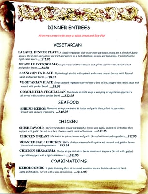 Menu photo 6 Cedars of Lebanon Seattle, WA Menu photo 6 Cedars of Lebanon Seattle, WA