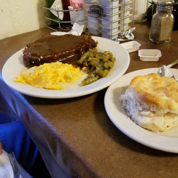 La Pines Cafe - Meatloaf with homemade biscuit. - Breakfast & Brunch Near Me - Slidell, Louisiana La Pines Cafe - Meatloaf with homemade biscuit. - Breakfast & Brunch Near Me - Slidell, Louisiana