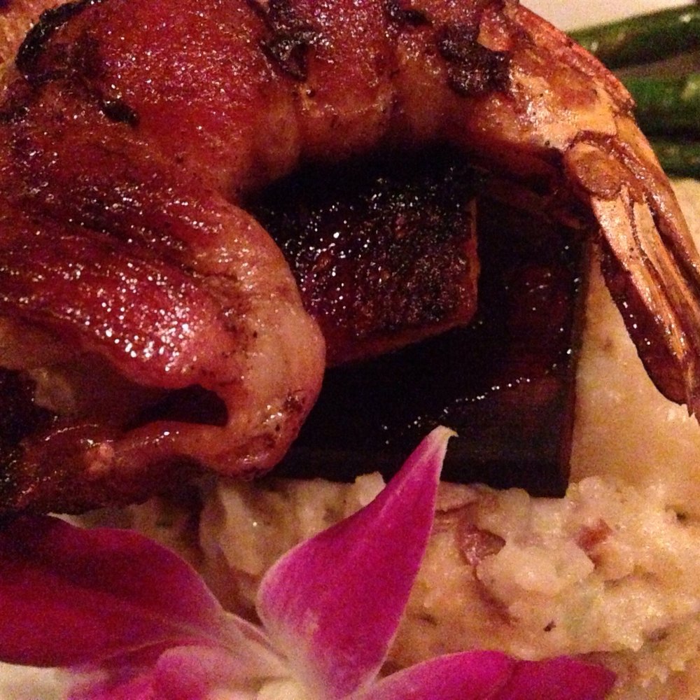 MB Grille - Cedar plank salmon & prawns - New American Near Me - Simi Valley, California MB Grille - Cedar plank salmon & prawns - New American Near Me - Simi Valley, California