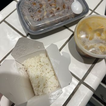 Tasty Sichuan - Rice to go containers served just about half full. - Szechuan Near Me - El Cerrito, California