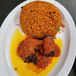 Calabar Pot - Jollof rice with beef