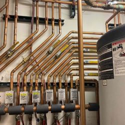 All American Heating - One bank of control valves