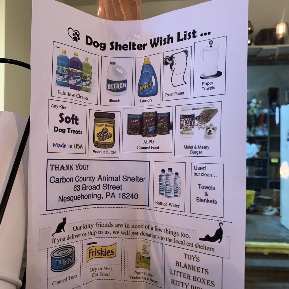 Muggles Mug - I thought this was so thoughtful and wonderful of them to help out the local animal shelter. - Coffee & Tea Near Me - Jim Thorpe, Pennsylvania