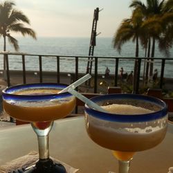 Cheeky Monkey - Mango and pineapple margaritas with 1800 añejo tequila.