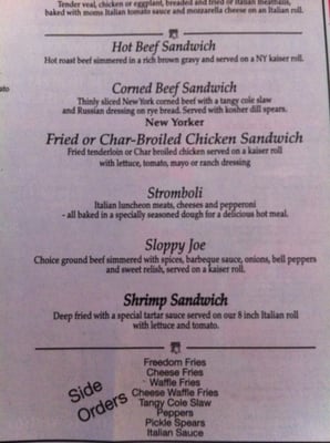 Menu photo 1 Critics Choice Alexandria, LA