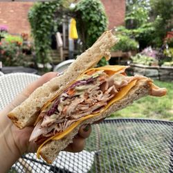 Turkey sandwich on wheat