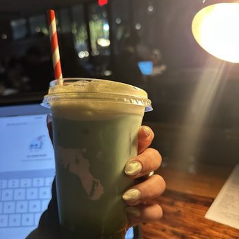 Pavón Coffee Den - Iced cloud matcha - Coffee & Tea Near Me - Houston, Texas Pavón Coffee Den - Iced cloud matcha - Coffee & Tea Near Me - Houston, Texas
