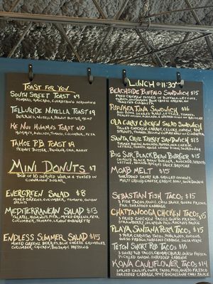 Menu photo 2 Rockies Cafe Melbourne Beach, FL