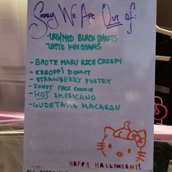 Hello Kitty Cafe - Ran out of these... - Desserts Near Me - Las Vegas, Nevada Hello Kitty Cafe - Ran out of these... - Desserts Near Me - Las Vegas, Nevada