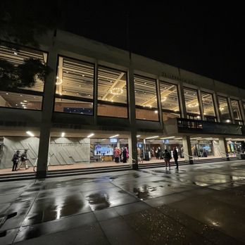 Zellerbach Hall - the exterior of the building at night - Music Venues Near Me - Berkeley, California