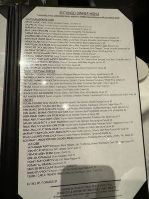 Menu photo 7 Bistango in Irvine Irvine, CA