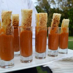 Classic Catering & Events - Grilled Cheese and Tomato Soup Shooters