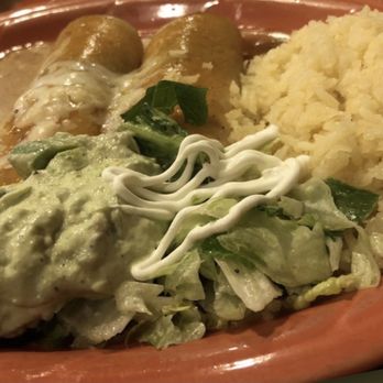 Las Salsas - Chicken enchiladas with requested jalapeños inside. - Mexican Near Me - Morganton, North Carolina