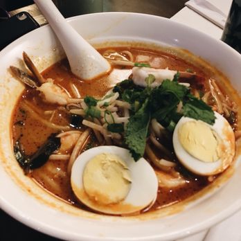 Asea Fusion - Seafood Curry Laksa ($13) - Asian Fusion Near Me - Brooklyn, New York