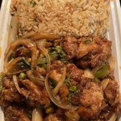Gobi manchurian combo with veg fried rice. Includes 1 spring roll
