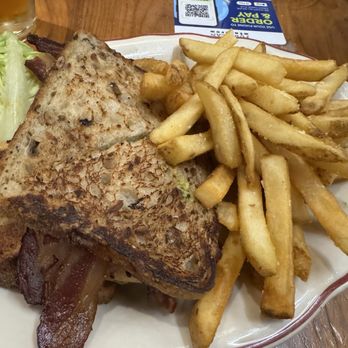 Publican Tavern - Grilled chicken sandwich with substitute fries, yum! - New American Near Me - Chicago, Illinois