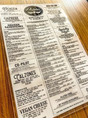 Menu photo 4 Aviator Pizza & Drafthouse Kyle, TX Menu photo 4 Aviator Pizza & Drafthouse Kyle, TX