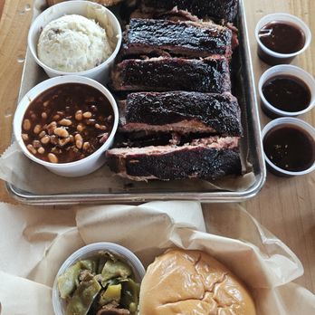City Barbeque - 6.26.26 kids meal lilo's pulled pork sandwich, slab of ribs, sides & sauces #yum #ReviewsByRL - Barbeque Near Me - Indianapolis, Indiana