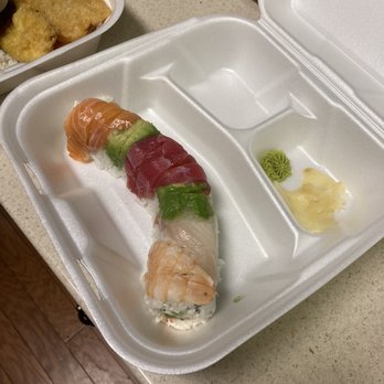 Samurai Sushi - Rainbow roll - Sushi Bars Near Me - Hanford, California Samurai Sushi - Rainbow roll - Sushi Bars Near Me - Hanford, California