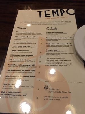 Menu photo 8 Tempo Waltham, MA
