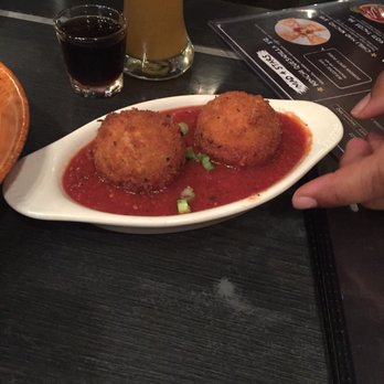 Mad For Chicken Flushing - Kimchi Croquettes...get it!! - Korean Near Me - Flushing, New York