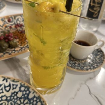 La Pasha Lounge & Grill - Mango mojito mocktail - Persian/Iranian Near Me - Addison, Texas