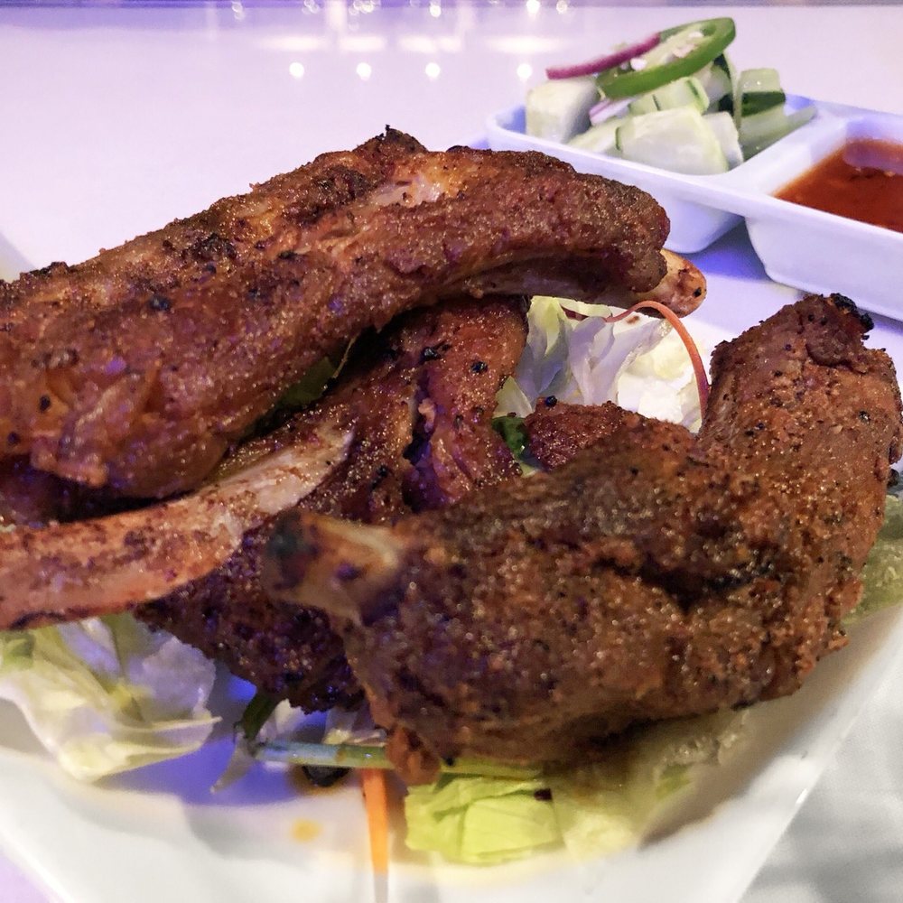 Thaiphoon - BBQ Baby Back Ribs, hoisin-honey | $12.50 (Ok but dry). - Thai Near Me - Palo Alto, California Thaiphoon - BBQ Baby Back Ribs, hoisin-honey | $12.50 (Ok but dry). - Thai Near Me - Palo Alto, California