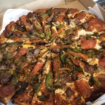High Five Pizza - The Heater: Sausage peppers and onions grilled before putting on the pizza....awesome! - Pizza Near Me - San Jose, California High Five Pizza - The Heater: Sausage peppers and onions grilled before putting on the pizza....awesome! - Pizza Near Me - San Jose, California