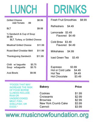 Menu photo 2 Nightingale's Acoustic Cafe Old Lyme, CT