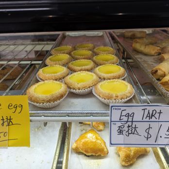 Dim Sum King - Egg tarts - 3.5 stars. Late morning takeout Saturday 2023-12-22 - Dim Sum Near Me - San Francisco, California