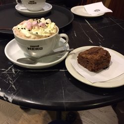 Caffè Nero - The two most important things when it is a miserable rainy day.