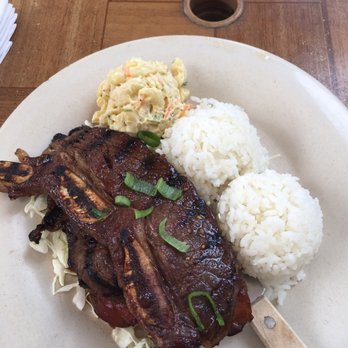 Aloha Mixed Plate - Combo with the Kalbi Ribs and Mochiko Chicken - Hawaiian Near Me - Lahaina, Hawaii Aloha Mixed Plate - Combo with the Kalbi Ribs and Mochiko Chicken - Hawaiian Near Me - Lahaina, Hawaii