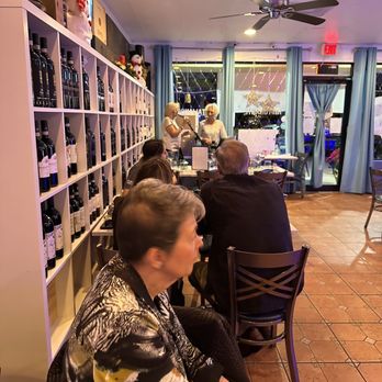 La Dolce Vita - Authentic Italian Cuisine - My beautiful bride, watching the entertainer - Italian Near Me - Sarasota, Florida
