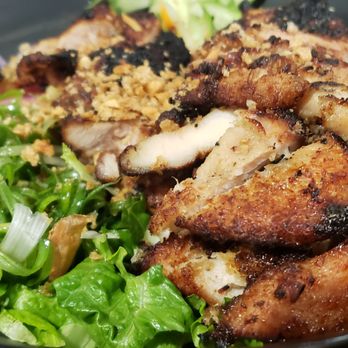 And Broth - Grilled Chicken Salad - Asian Fusion Near Me - Glendora, California